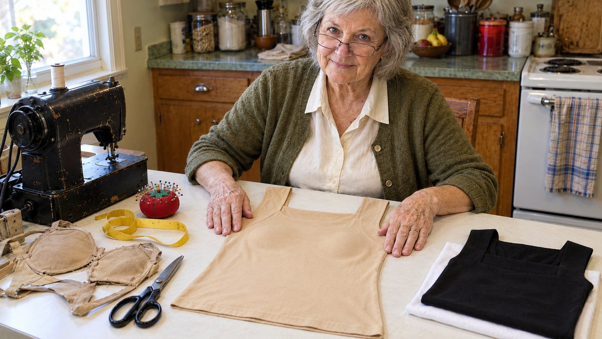 At 67 She Couldn't Hook Her Bra, So She Made This Tank. Here Are the 7 Reasons Women Over 70 Wear It Instead of a Bra